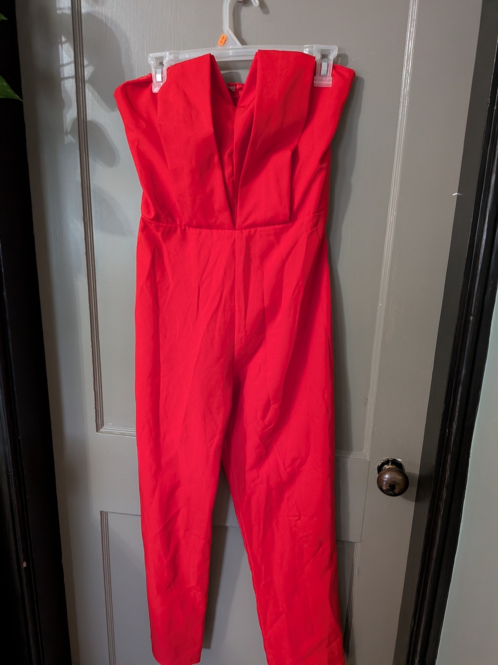 LUXXEL Red Jumpsuit